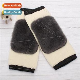 warm padded legs knee mens cold pads old Cashmere thickened