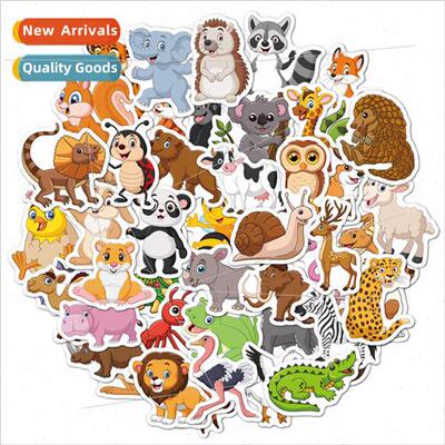 Childrens cartoon animal stickers 50 pieces of toys supporti