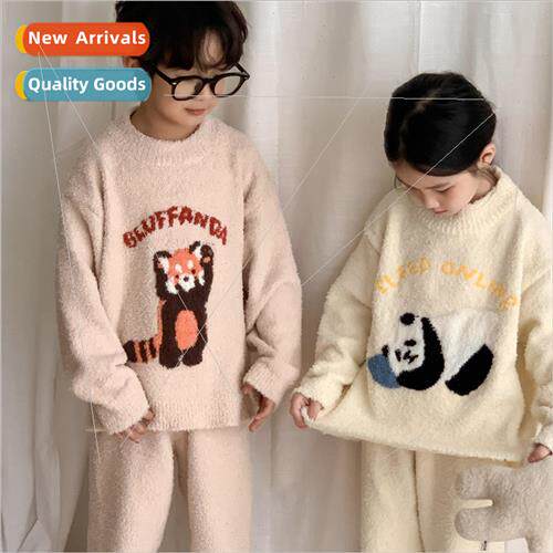 Childrens pajamas 2023 winter  boys and girls Korean  of the