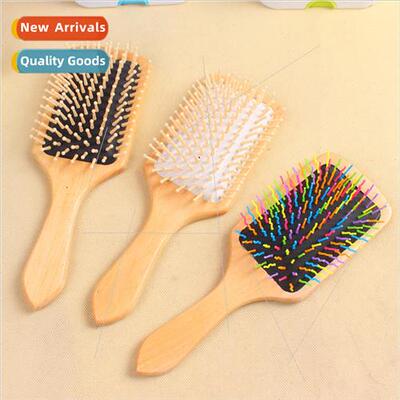 Creative portable anti-static magical health comb rainbow lo