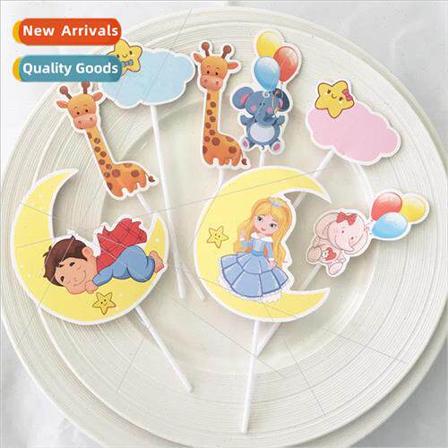 Baking cake decorating insert card little prince little prin
