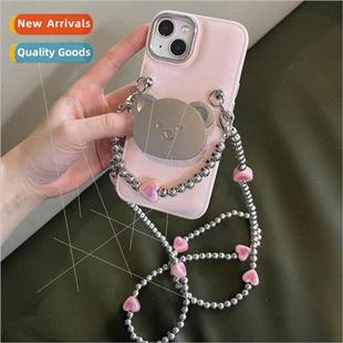 bread case stand solid iPhon bear color 14ProMax Simple 适用