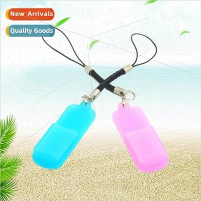 Creative Home Transparent Blue Large USB Flash Drive Cover P