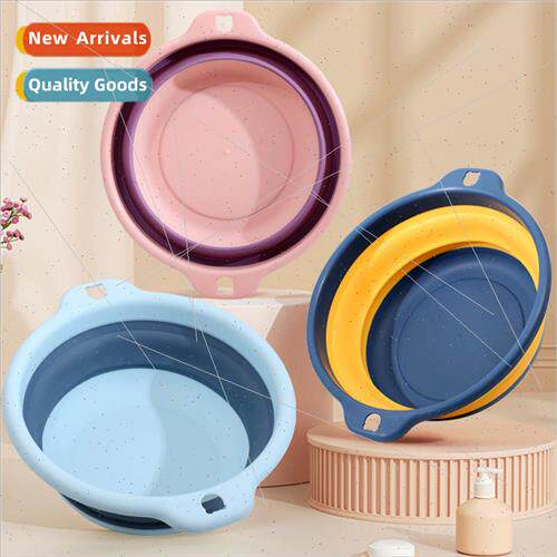 Foldable washbasin household adult baby mini size telescopic
