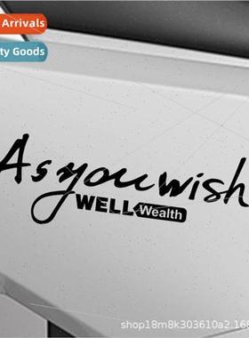 Car logo car rear stickers personalized English As you refle