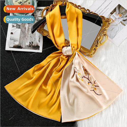 Silk silk scarf female fall and winter hundred with sarong g