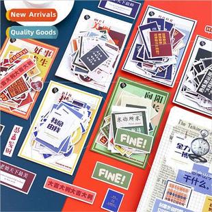 creative text handbook growth decorative pack diy sticker