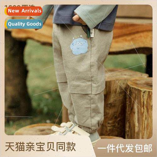 24 spring new boys wear com适用table childrens pants boy bab