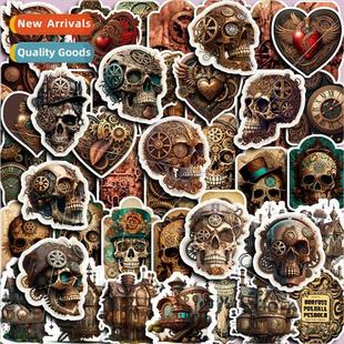 Steampunk Skull Capital 50 large of the handbook stickers s