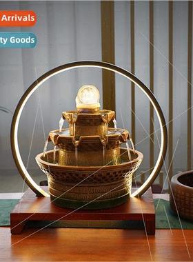 mple indoor office desktop small circulating water fountain