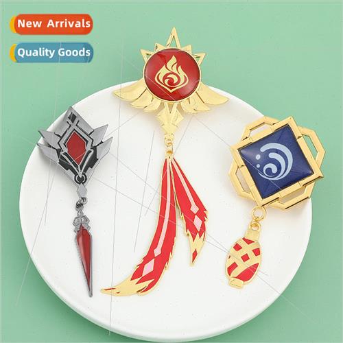 al God game  Dadaelia elf Wendy metal badge maple original M