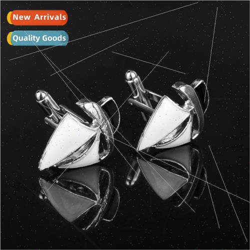 Sailboat shape cufflinks fashionable personality mens shirt