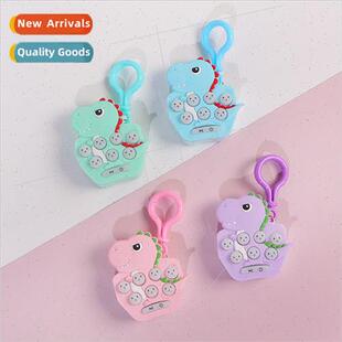 Creative puzzle cartoon dinosaur gopher keychain pendant han