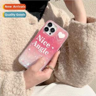 Shell Pattern 13Promax English Case Love Apple Pink 适用