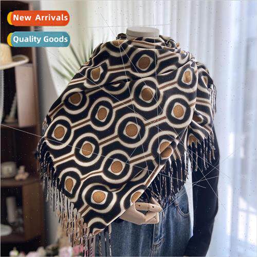 Faux cashmere scarf female fall and winter new literary warm