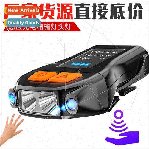 Wind outdoor sensor switch clip hat light brim light fishing