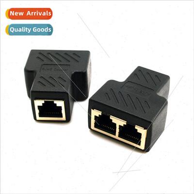 Shielded CAT6 RJ45 Network Tee Header Network Cable Extensio