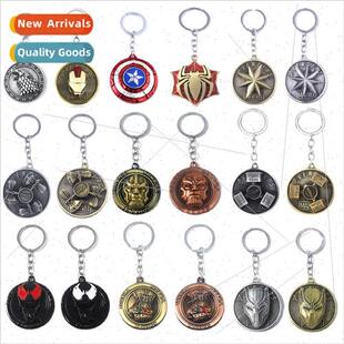 Captain America Shield Rotatable Keychain Thor Iron Man Exte