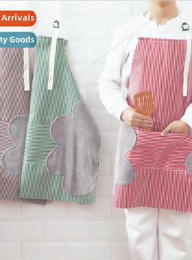 Home Fabric Wipeable Apron Greaseproof Cleaning Coverall Adj