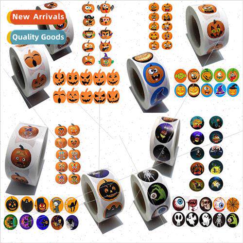1 inch self adhesive diy halloween day gift present envelope