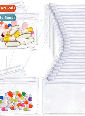 EVA Pill Bags Basic Zipper Bags Food Grade Plastic -Sealing