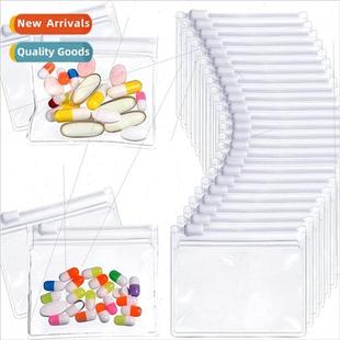 Basic Zipper Food EVA Plastic Bags Grade Sealing Pill