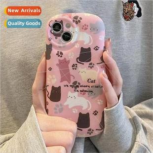 phone pink niche 14ProMax iPhone 适用 cat cartoon ins