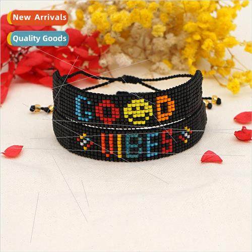 Personalized fashion creative rice beads braided bracelet sm