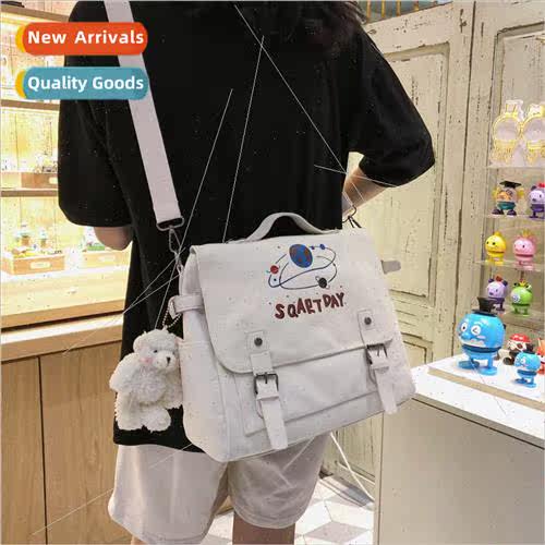 Canvas Mori system crossbody bag 2022 new Korean casual fash