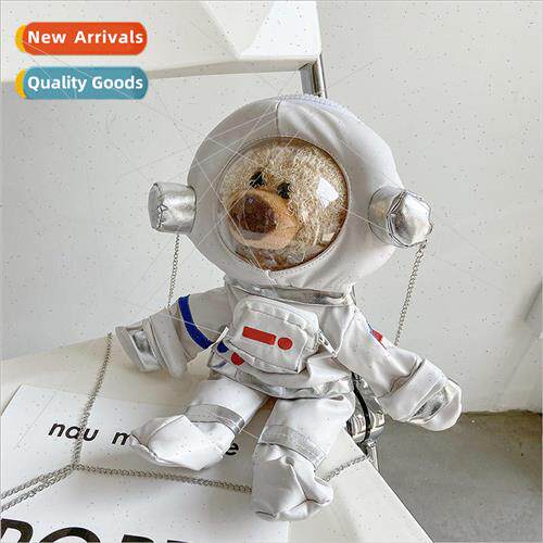 Creative Spaceman Bag Female 2021 New Personalized Bear Shou