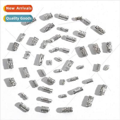 diy jewelry accessories antique silver alloy round beads spa