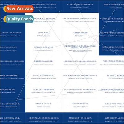 37 blue and red inspirational text stickers can be decorated