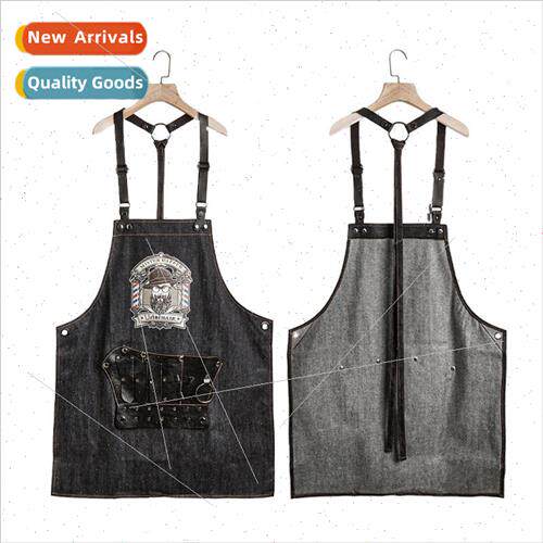 Barber  hair coloring cloth universal art apron adult denim