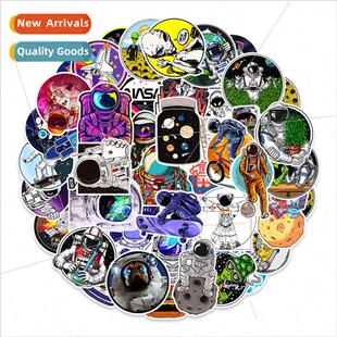 100 Astronaut Doodle Stickers Car Motorcycle Helmet Computer