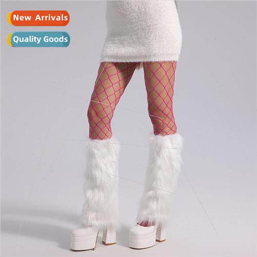 Autumn and winter leggings warm subculture hairy white hot g