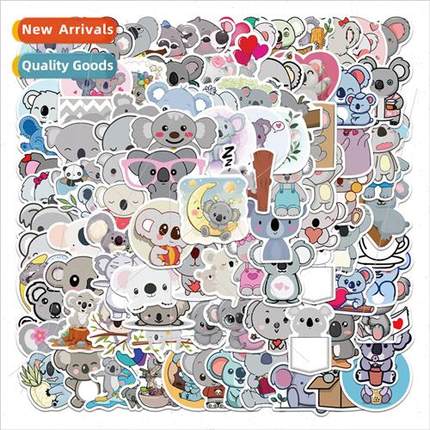 100 cute animal koala theme graffiti stickers personalized d
