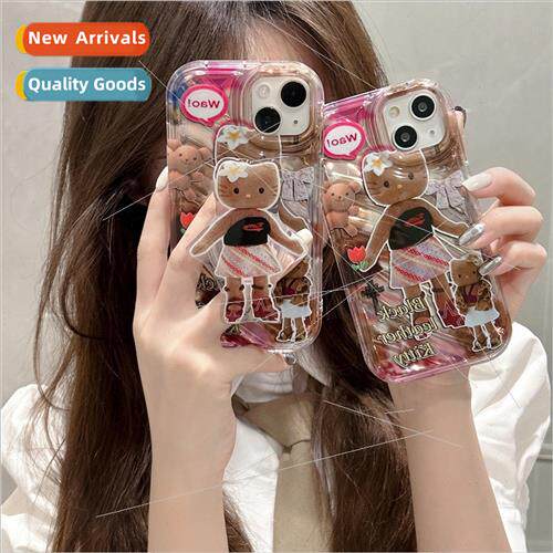 Creative long legs cartoon cat 适用 Apple 13 phone case iPho