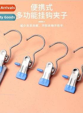 Non-marking metal drying clip stainless steel windproof fixe