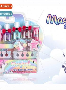 Childrens Makeup Toys Girls Nail Polish Manicure Powder Blus