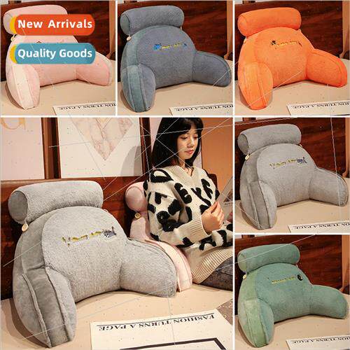 Rabbit hair cushion large cushion pillow bed head soft packa
