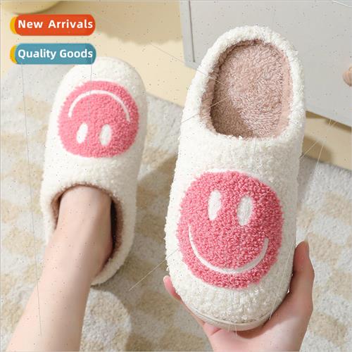 New smiley Korean fall and winter men and women couple cotto