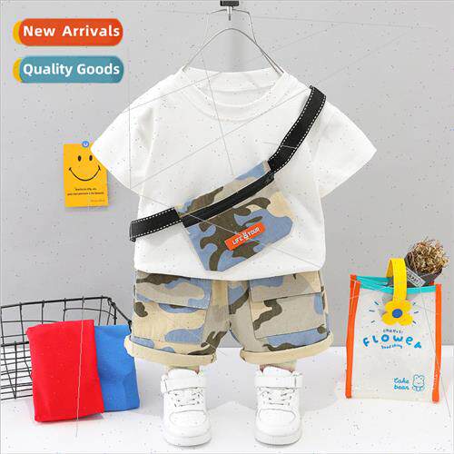 Boys summer 2023 summer new 1-3 years old childrens suit Yan