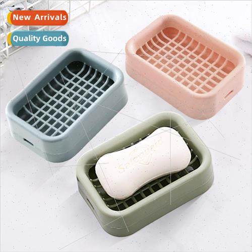 Double draining soap box creative bathroom wash face handmad