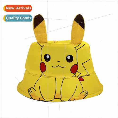 Pikachu fisherman hat childrens cute cartoon printing flower