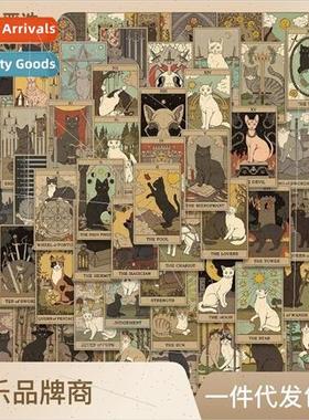 72 New Cat Tarot Decals ggage Laptop Guitar Cell Phone Remov