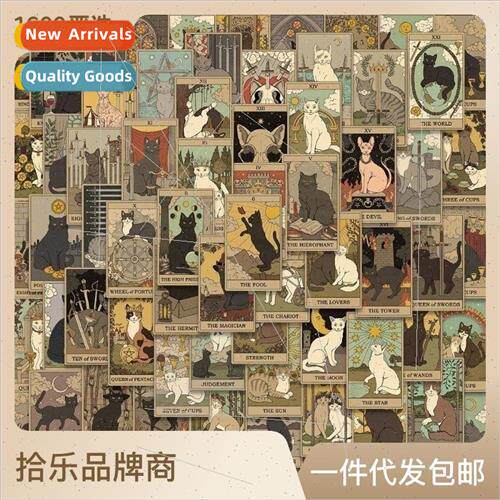 72 New Cat Tarot Decals ggage Laptop Guitar Cell Phone Remov