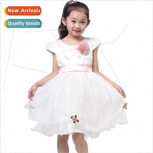 Childrens per适用mance clothing dance dress summer June 1 st