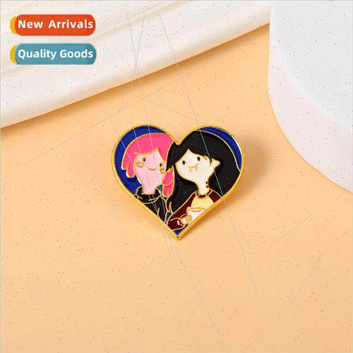 Creative cute sister brooch vampire skewer pill badge good f