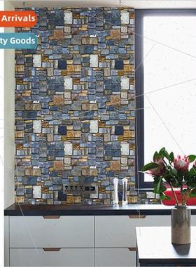 SA-1012 stone tile bedroom living room background wallpaper