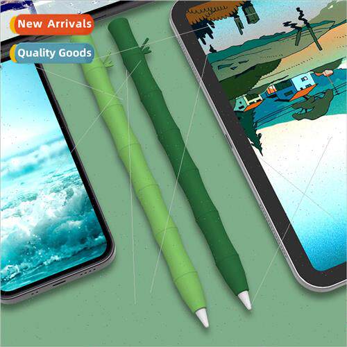 适用 Apple Apple pencil2 bamboo protective sleeve silicone p